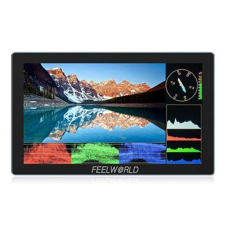 FEELWORLD P6X 5.5 inch Aluminium DSLR Camera Field Monitor Touch Screen 4K HDMI High Brightness 1...
