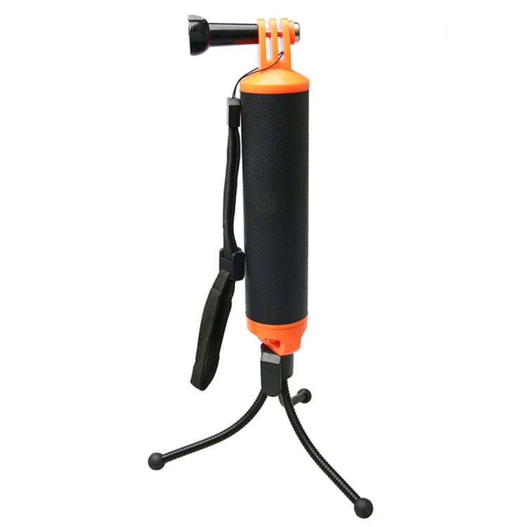 Floating Handle Grip with Tripod Holder & Adjustable Anti-lost Strap for GoPro, Insta360, DJI and...