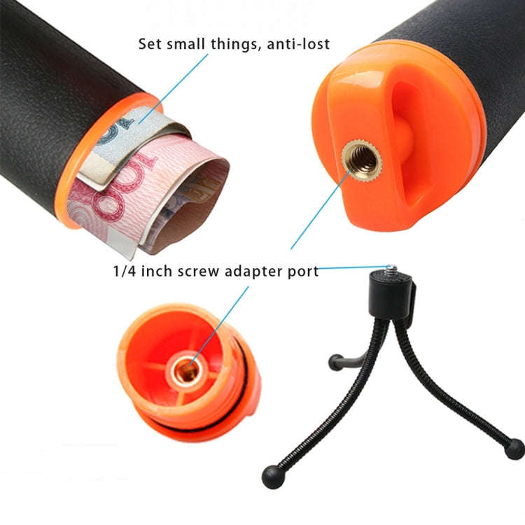 Floating Handle Grip with Tripod Holder & Adjustable Anti-lost Strap for GoPro, Insta360, DJI and...