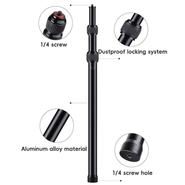 Dual-leg Suction Cup and 2 x Single-leg Car Suction Cup Mount with Selfie Stick Set (Black)