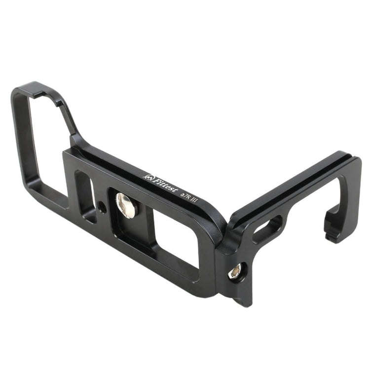 FITTEST A7R III  Vertical Shoot Quick Release L Plate Bracket Base Holder for Sony A7RIII (Black)