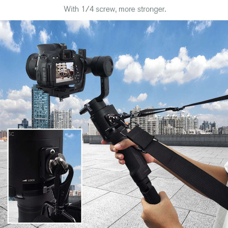 STARTRC 1105892 Thickening Decompression Portable Lanyard for DJI RONIN-SC(Black)