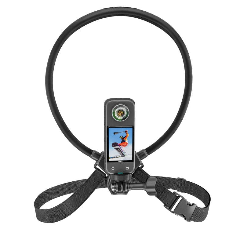 STARTRC Lazy Adjustable Neck Vlog FPV POV Bracket with Chest Strap for DJI / GoPro / Insta360 Act...