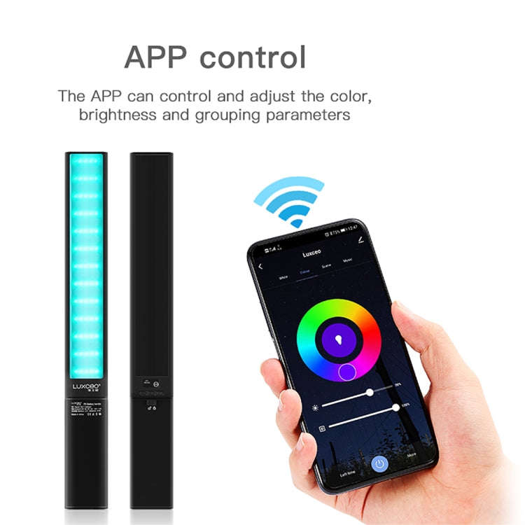 LUXCeO P6 RGB Colorful Photo LED Stick Video Light Handheld APP Control Full Color LED Fill Light...