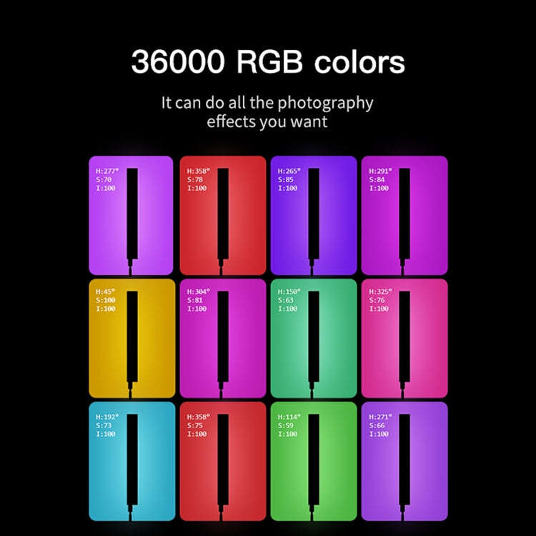 LUXCeO P6 RGB Colorful Photo LED Stick Video Light Handheld APP Control Full Color LED Fill Light...