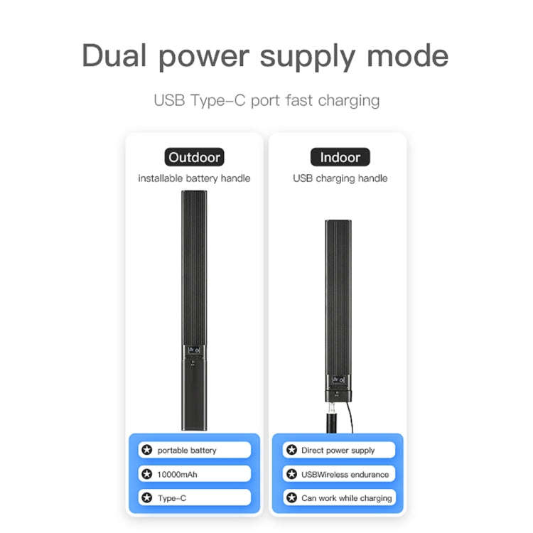LUXCeO P6 RGB Colorful Photo LED Stick Video Light Handheld APP Control Full Color LED Fill Light...