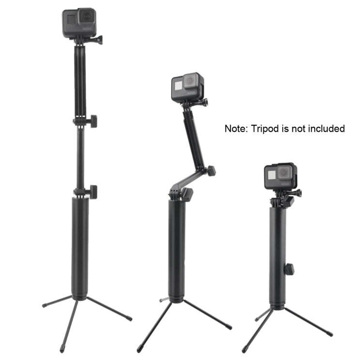 3-Way Monopod + Magic Mount Selfie Stick for GoPro, Insta360, DJI and Other Action Cameras, Lengt...