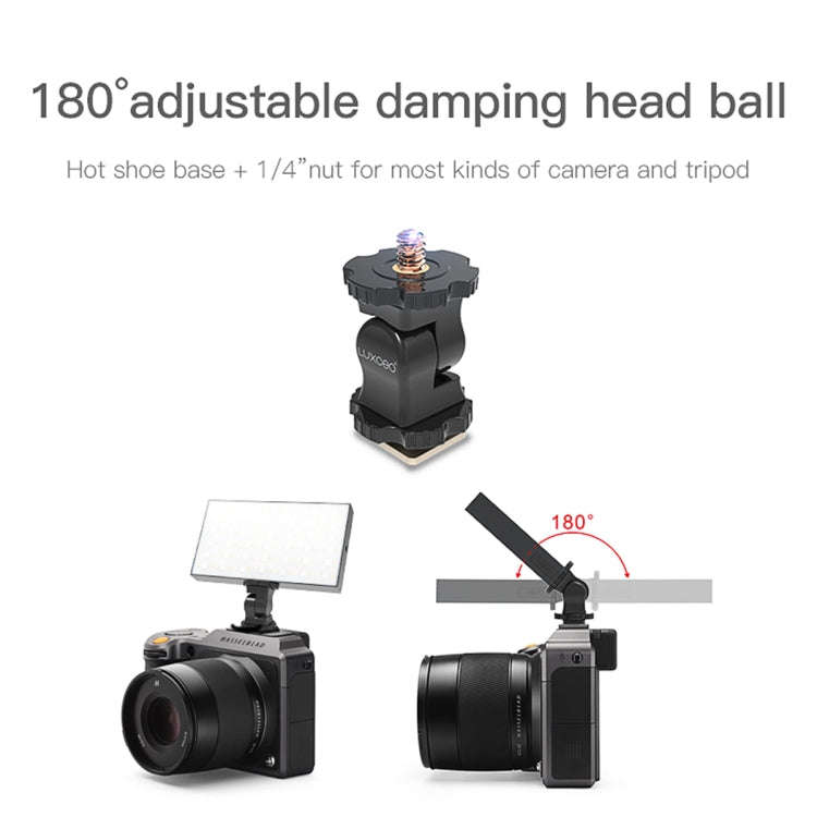 LUXCeO P03 LED Video Light 800LM Super Slim Panel Light On-camera Light Selfie Light Video Photog...