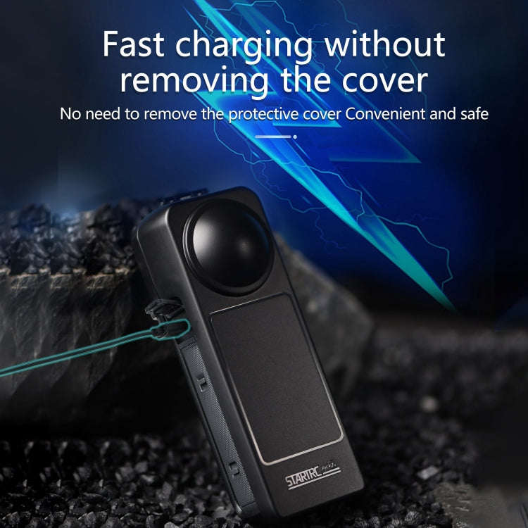 For Insta360 X5 / X4 Screen Lens Protective Cover (Black)