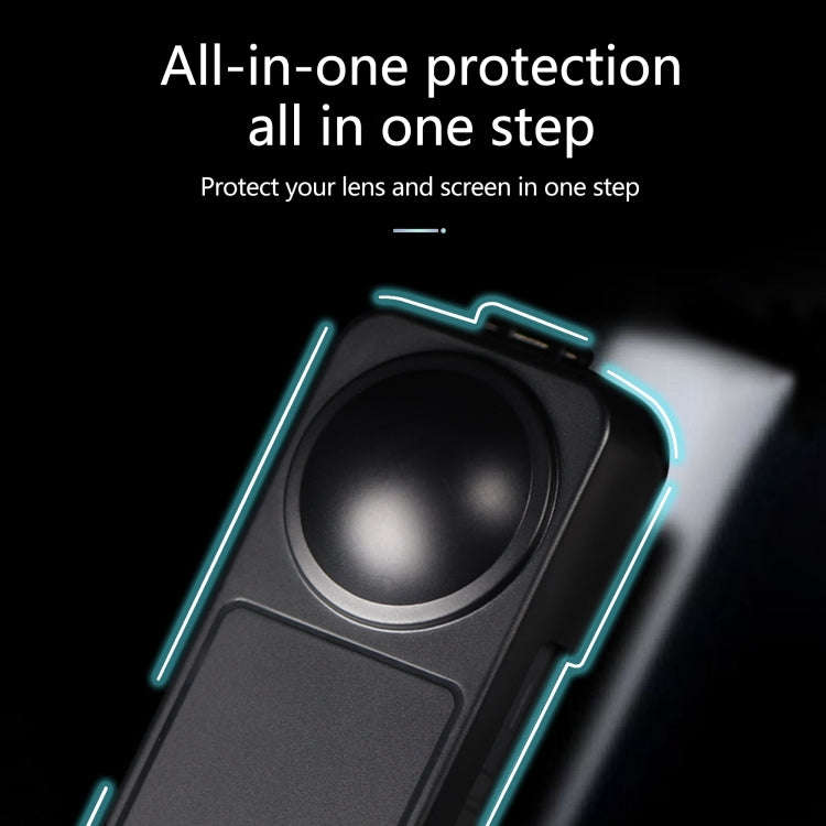 For Insta360 X5 / X4 Screen Lens Protective Cover (Black)