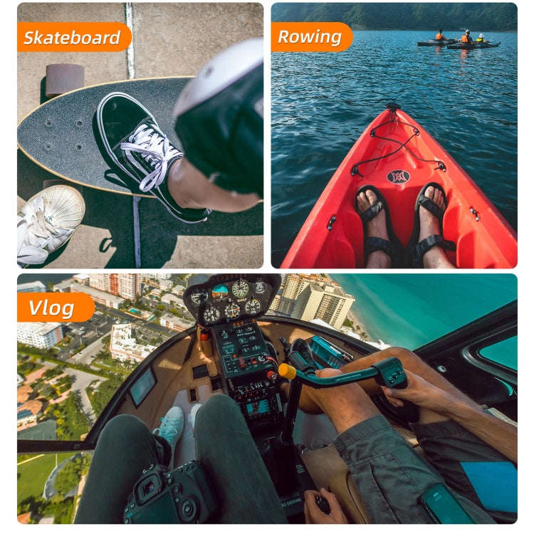 Sunnylife TD672 360 Rotation Adjustable Head Strap Vlog POV Mount Belt for GoPro, Insta360, DJI O...