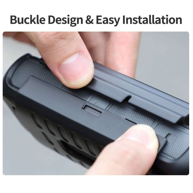 For Insta360 X4 Sunnylife Integrated Lens Screen Protective Cover (Transparent Black)