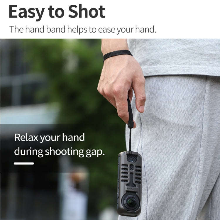 For Insta360 X4 Sunnylife Graphene Case High Thermal Conductivity Protective Case with Hand Strap...
