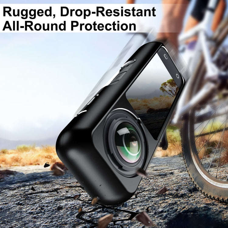 For Insta360 X4 Aluminum Alloy Metal Protective Cage Housing Frame (Black)