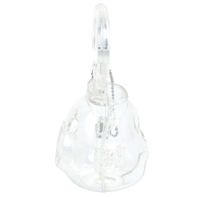 For FUJIFILM Instax PAL Crystal Hard Case Camera Bag with Shoulder Strap (Transparent)