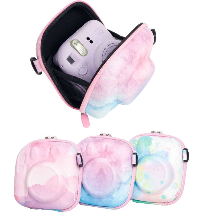 Painted EVA Hard Case PU Storage Bag for FUJIFILM Instax mini 7+/8/9/11/12/40(Dream Bubbles)