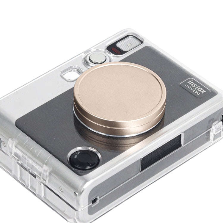 For FUJIFILM Instax mini EVO Camera Lens Cap Aluminum Alloy Protective Cover (Red)