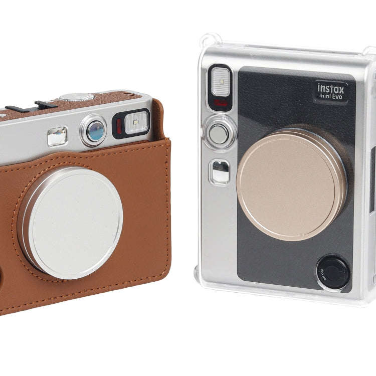 For FUJIFILM Instax mini EVO Camera Lens Cap Aluminum Alloy Protective Cover (Black)