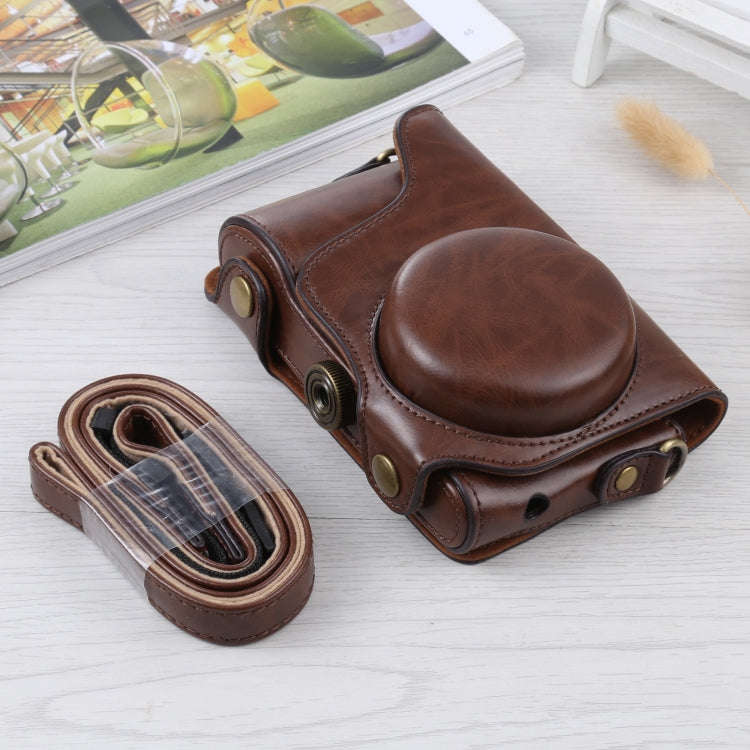 Full Body Camera PU Leather Case Bag with Strap for Samsung Galaxy Camera EK-GC100 / EK-GC110 / E...