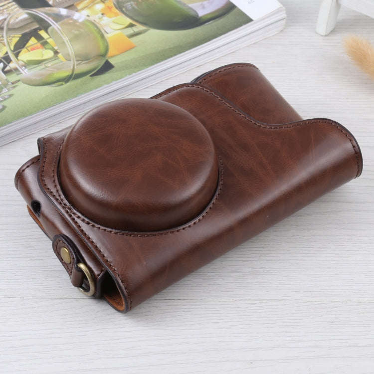 Full Body Camera PU Leather Case Bag with Strap for Samsung Galaxy Camera EK-GC100 / EK-GC110 / E...