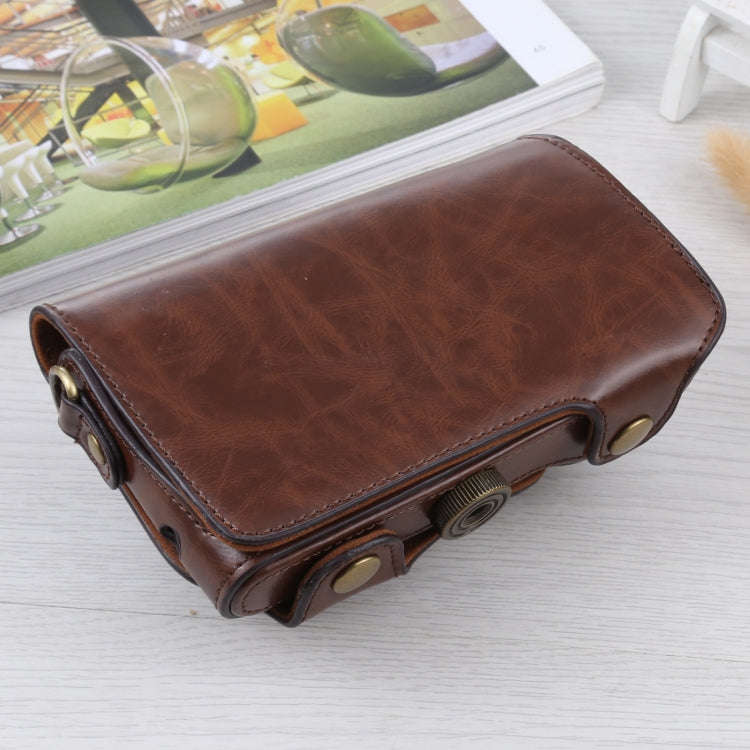 Full Body Camera PU Leather Case Bag with Strap for Samsung Galaxy Camera EK-GC100 / EK-GC110 / E...