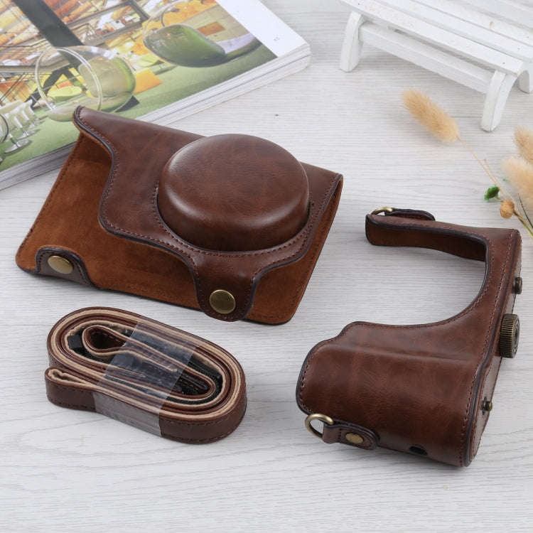 Full Body Camera PU Leather Case Bag with Strap for Samsung Galaxy Camera EK-GC100 / EK-GC110 / E...