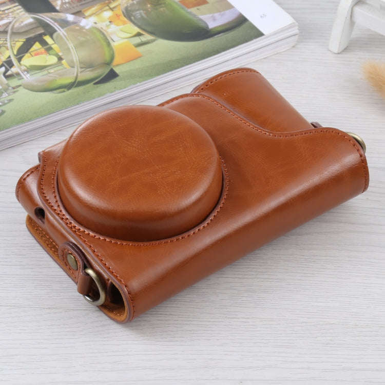 Full Body Camera PU Leather Case Bag with Strap for Samsung Galaxy Camera EK-GC100 / EK-GC110 / E...