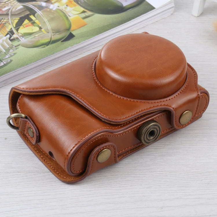 Full Body Camera PU Leather Case Bag with Strap for Samsung Galaxy Camera EK-GC100 / EK-GC110 / E...