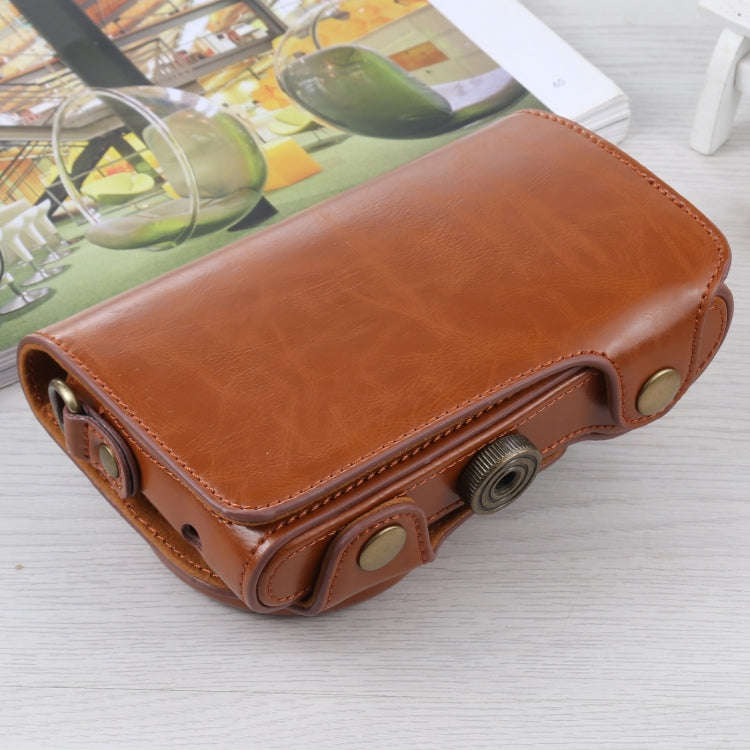Full Body Camera PU Leather Case Bag with Strap for Samsung Galaxy Camera EK-GC100 / EK-GC110 / E...