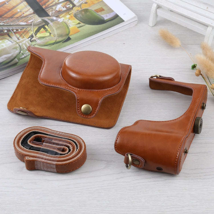 Full Body Camera PU Leather Case Bag with Strap for Samsung Galaxy Camera EK-GC100 / EK-GC110 / E...