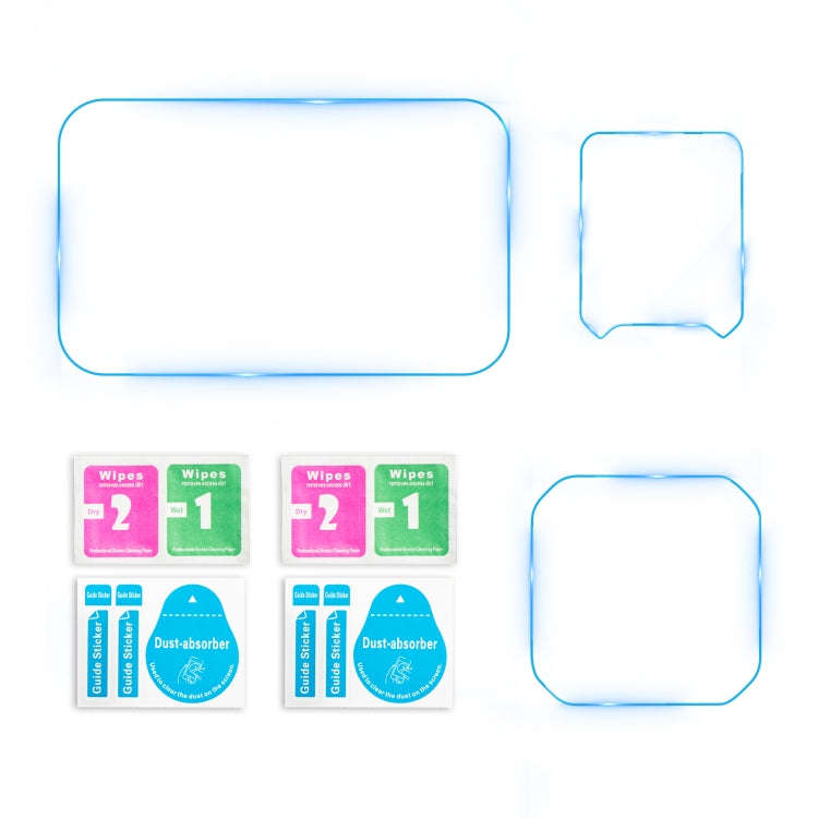 For Insta360 Ace Pro 2 STARTRC 2 Sets 3 in 1 Rear & Front  Screen + Lens Tempered Glass Film