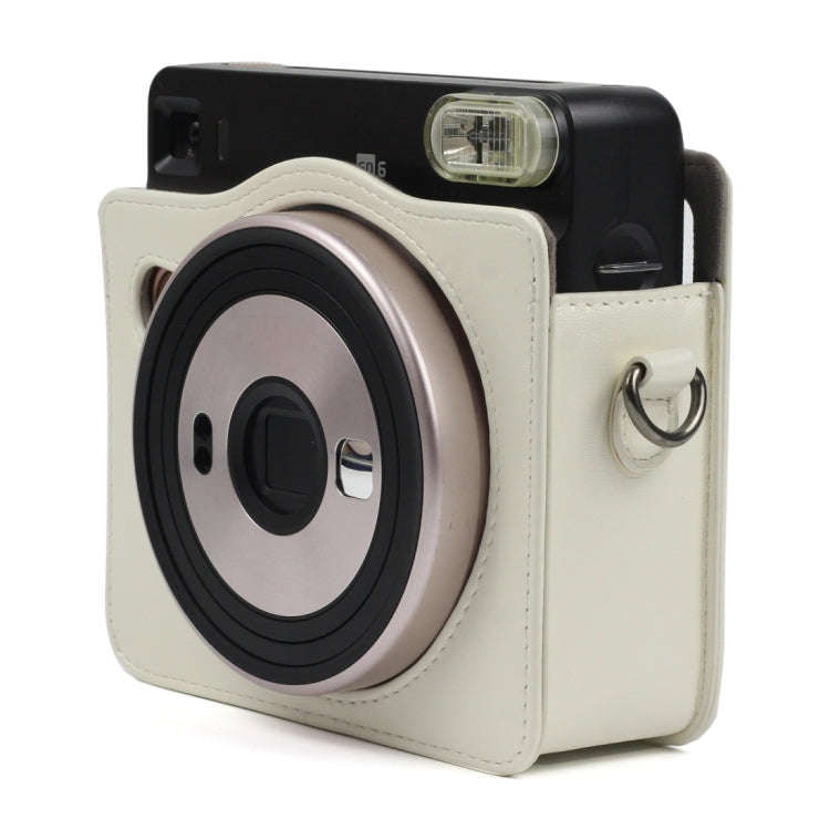 Pearly Lustre PU Leather Case Bag for FUJIFILM Instax SQUARE SQ6 Camera, with Adjustable Shoulder...