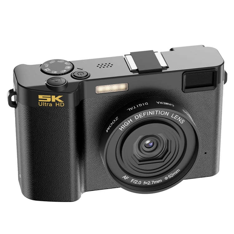HDC-F01 3.0 inch 5K UHD Photography Digital Camera SLR Camera (Black)