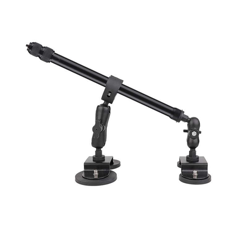 Dual-Leg Magnetic Base Fixed Mount Holder with Selfie Stick Kit for GoPro and Other Action Camera...
