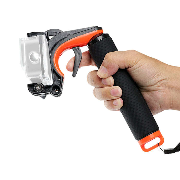 Shutter Trigger + Floating Hand Grip Diving Buoyancy Stick with Adjustable Anti-lost Strap & Scre...