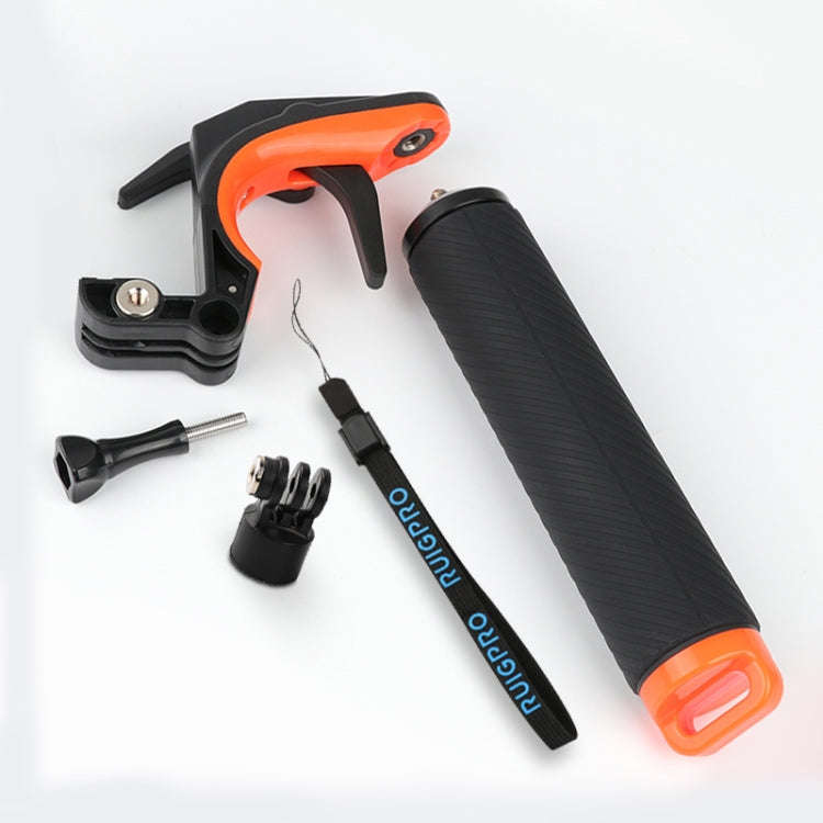 Shutter Trigger + Floating Hand Grip Diving Buoyancy Stick with Adjustable Anti-lost Strap & Scre...