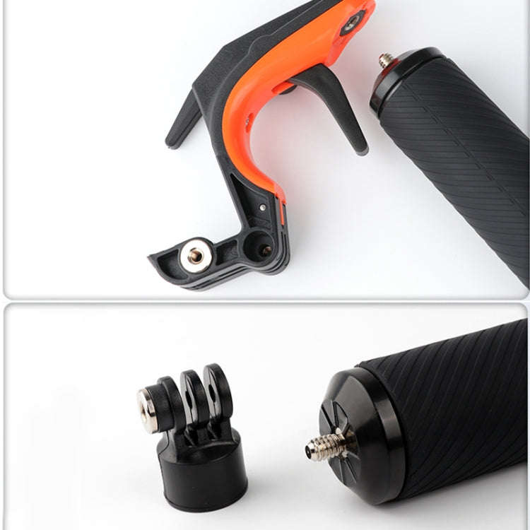 Shutter Trigger + Floating Hand Grip Diving Buoyancy Stick with Adjustable Anti-lost Strap & Scre...