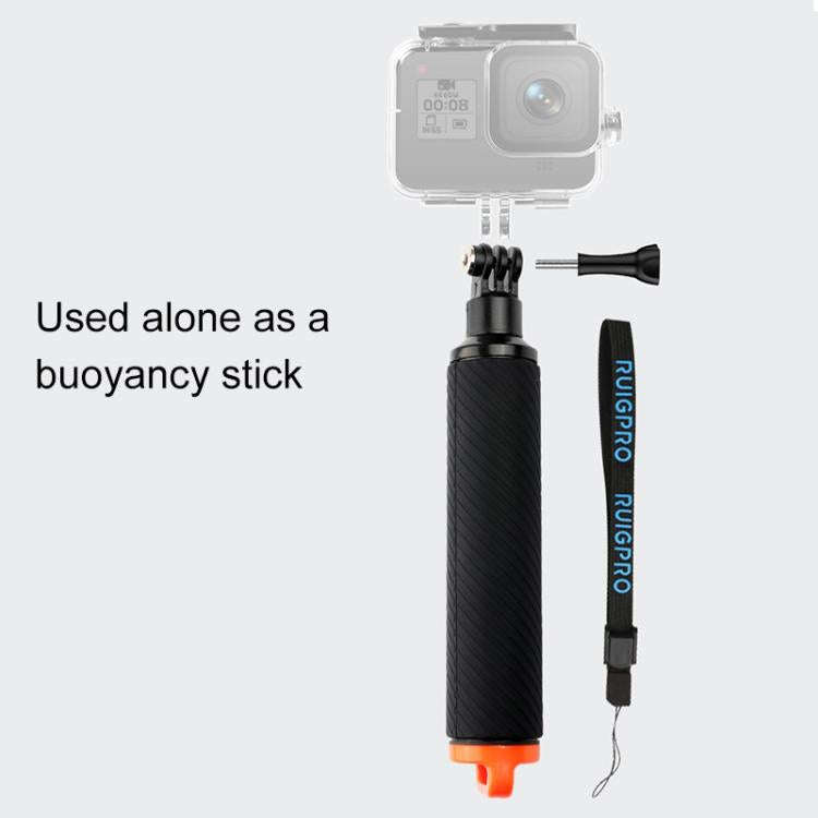 Shutter Trigger + Floating Hand Grip Diving Buoyancy Stick with Adjustable Anti-lost Strap & Scre...
