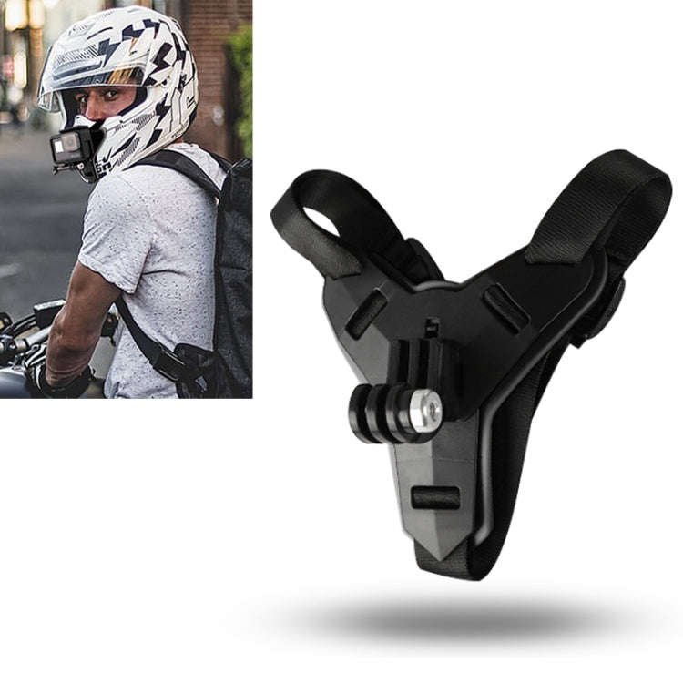 Helmet Belt Mount for GoPro, Insta360, DJI and Other Action Cameras(Black)