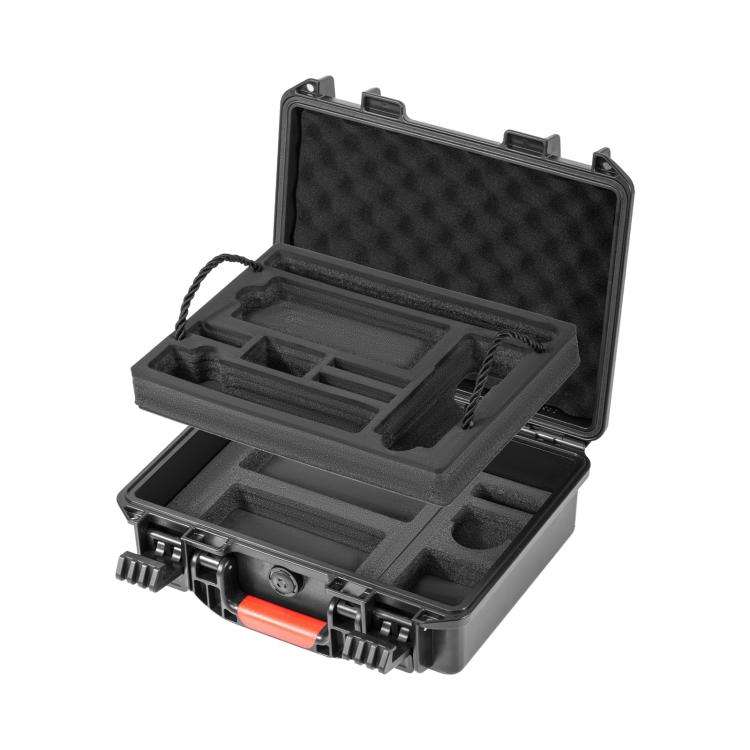 For Insta360 X5 STARTRC Waterproof Dual-layer Suitcase Storage Box (Black)