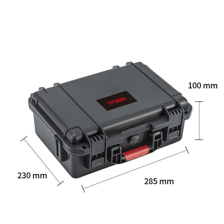 For Insta360 X5 STARTRC Waterproof Dual-layer Suitcase Storage Box (Black)