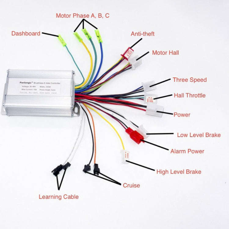 36V-48V 350W Electric Vehicle Controller