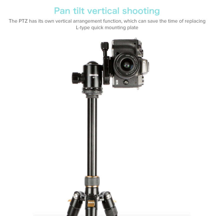TRIOPO 652 Horizontal Arm Tripod Mount Quick Release Center Column Boom Bracket with Tripod Ball-...