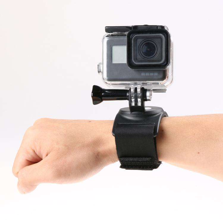GP278 3 in 1 Hand Wrist Arm Leg Straps 360-degree Rotation Mount for GoPro, Insta360, DJI and Oth...