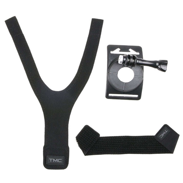 GP278 3 in 1 Hand Wrist Arm Leg Straps 360-degree Rotation Mount for GoPro, Insta360, DJI and Oth...