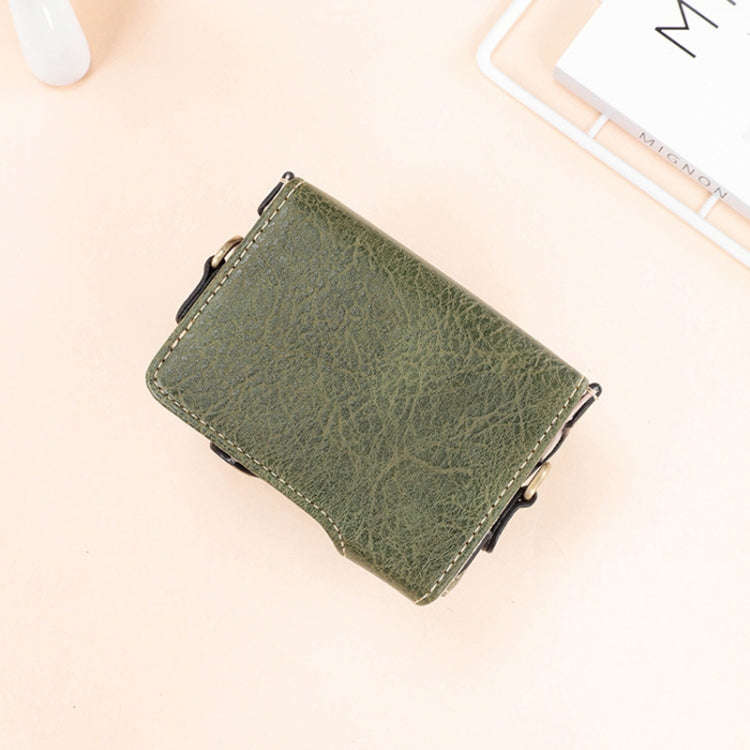 For Sony ZV-1F / ZV1M2 Full Body Camera PU Leather Case Bag with Strap (Green)