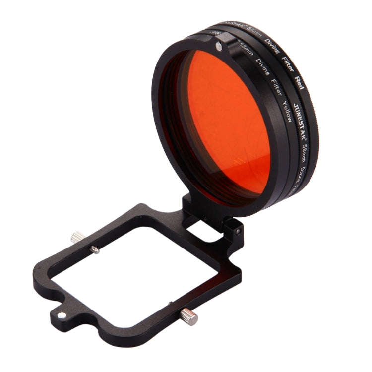 58mm Yellow + Red + Purple Diving Lens Filter for GoPro HERO7 Black/6 /5