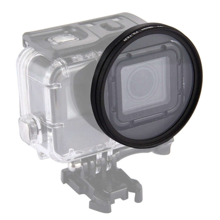58mm 3 in 1 Round Circle UV Lens Filter with Cap for GoPro HERO7 Black/6 /5