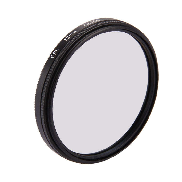 52mm 3 in 1 Round Circle CPL Lens Filter with Cap for GoPro HERO7 Black/6 /5