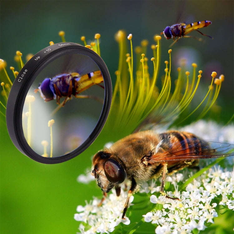 58mm 2 in 1 10X Close-Up Lens Filter for GoPro HERO7 Black/6 /5